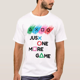 T-shirt Juste Un Nouveau Jeu Blanc