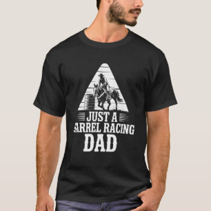 T-shirt Juste un papa de course de barils, cavalier de che