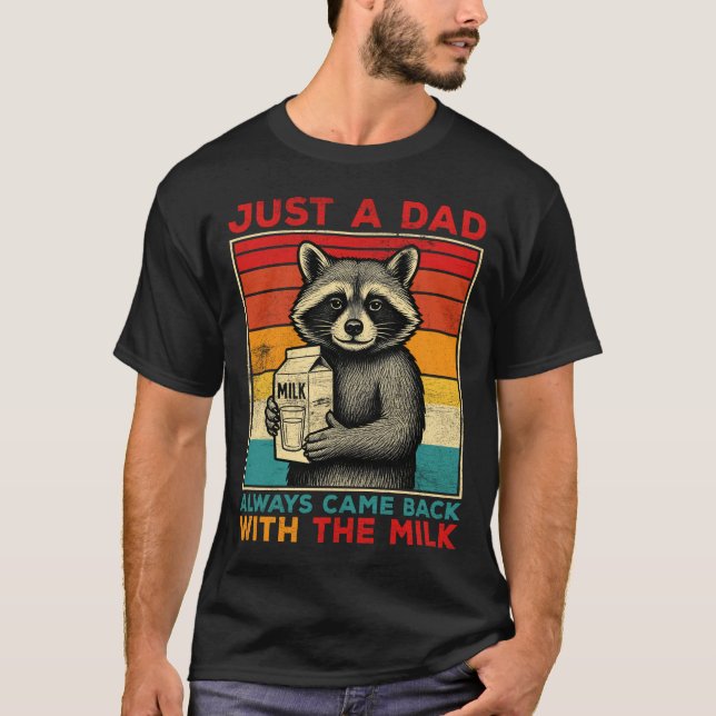 T-shirt Juste Un Père Qui Est Toujours Revenu Fête des pèr (Devant)