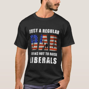 T-shirt Juste Un Père Régulier Qui Essaie De Ne Pas Amener