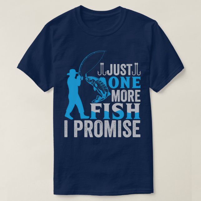 T-shirt Juste Un Poisson De Plus Je Promets Amoureux De Pê (Design devant)