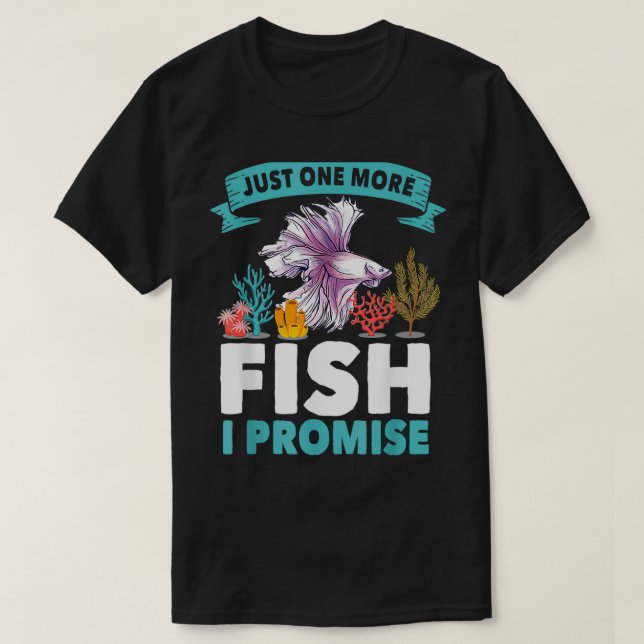 T-shirt Juste Un Poisson De Plus Je Promets Pêche Adulte A (Design devant)