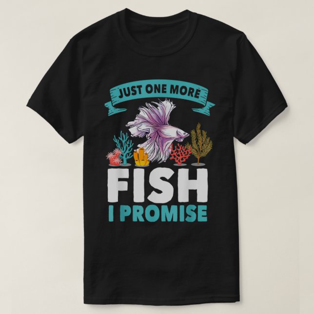 T-shirt Juste Un Poisson De Plus Je Promets Pêche Adulte A (Design devant)