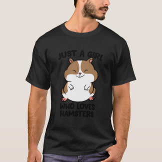 T-shirt Juste un qui aime les hamsters