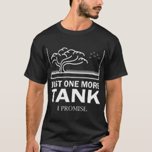 T-shirt Juste un réservoir de plus Je promets aquascaping 