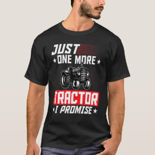 T-shirt Juste un tracteur de plus je promets Family Farmer