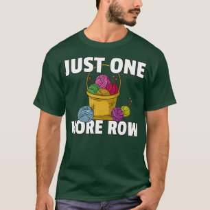 T-shirt Juste Un Tricot De Crochet De Ligne De Plus Cadeau