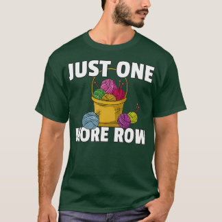 T-shirt Juste Un Tricot De Crochet De Ligne De Plus Cadeau