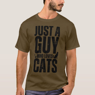 T-shirt Juste un type qui aime le chat2