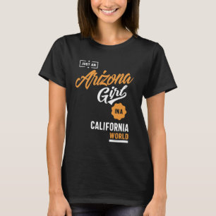 T-shirt Juste une fille de l'Arizona