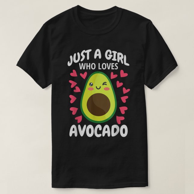 T-shirt Juste Une Fille Qui Aime Avocado Toast mignonne Gi (Design devant)