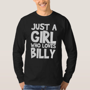 T-shirt Juste Une Fille Qui Aime Billy