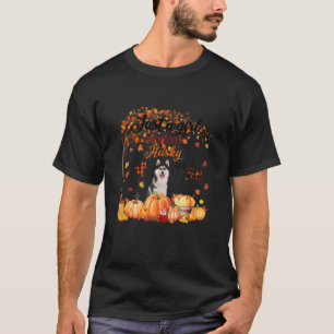 T-shirt Juste Une Fille Qui Aime Chute Et Chien Husky Auto
