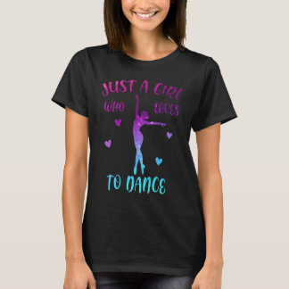 T-shirt Juste Une Fille Qui Aime Danser Mignonne Danse