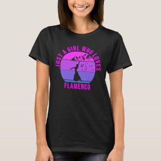 T-shirt Juste une fille qui aime Flamenco Dance cadeau