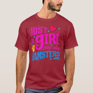 T-shirt Juste une fille qui aime Hamsters Premium