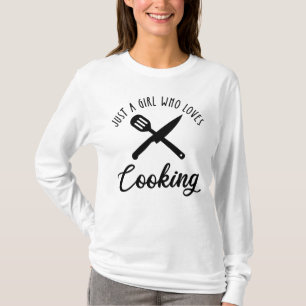 T-shirt Juste une fille qui aime la Cuisine