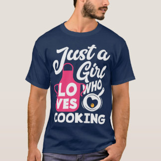 T-shirt Juste Une Fille Qui Aime La Cuisine Amateur Cuisin