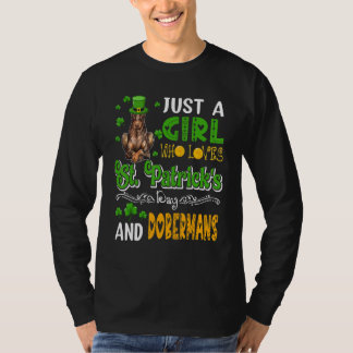 T-shirt Juste Une Fille Qui Aime La Fête De La Saint-Patri