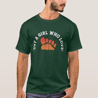 T-shirt Juste une fille qui aime la fête Fournit des amis