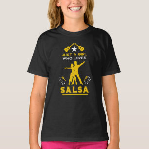 T-shirt Juste Une Fille Qui Aime La Salsa Dance