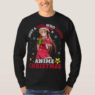 T-shirt Juste Une Fille Qui Aime L'Anime Et Le Pyjama De N