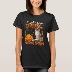 T-shirt Juste Une Fille Qui Aime Le Berger Australien Plus