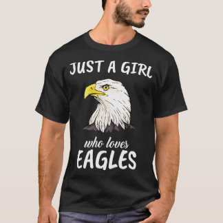 T-shirt Juste une fille qui aime les aigles 2