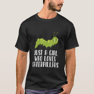 T-shirt Juste Une Fille Qui Aime Les Caterpiliers