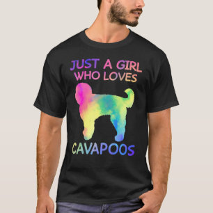T-shirt Juste Une Fille Qui Aime Les Cavapoos Amoureux De 