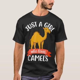 T-shirt Juste une fille qui aime les chameaux Hump Day Cad