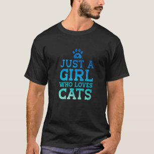 T-shirt Juste Une Fille Qui Aime Les Chats Propriétaire De
