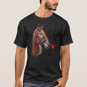 T-shirt Juste Une Fille Qui Aime Les Chevaux Cheval Femmes