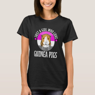 T-shirt Juste une fille qui aime les cochons de Guinée 5