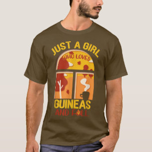 T-shirt Juste une fille qui aime les Cochons de Guinée et