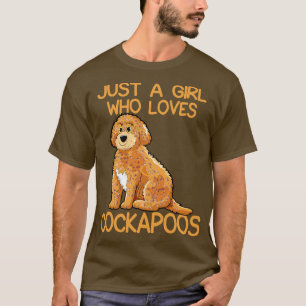 T-shirt Juste Une Fille Qui Aime Les Cockapos