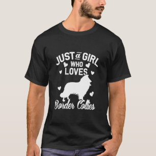 T-shirt Juste une fille qui aime les colons frontaliers T-