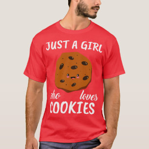 T-shirt Juste une fille qui aime les cookies