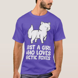 T-shirt Juste une fille qui aime les ennemis arctiques