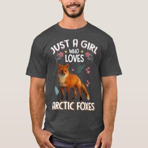 T-shirt Juste une fille qui aime les ennemis arctiques cad