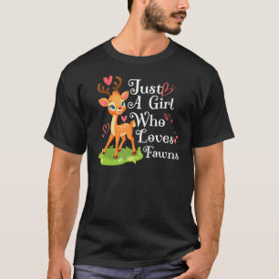 T-shirt Juste Une Fille Qui Aime Les Filles Elk Moose Natu