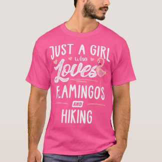 T-shirt Juste Une Fille Qui Aime Les Flamants roses Et Le 