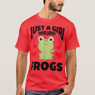 T-shirt Juste Une Fille Qui Aime Les GrenouillesCostume De