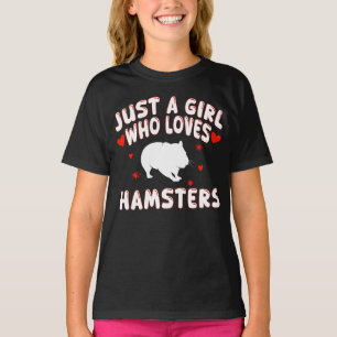 T-shirt Juste Une Fille Qui Aime Les Hamsters