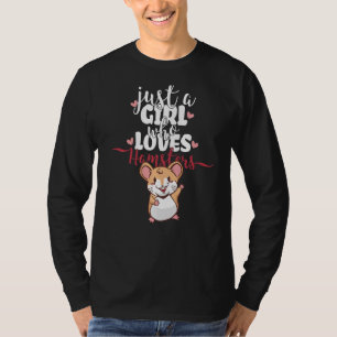 T-shirt Juste Une Fille Qui Aime Les Hamsters Nain & Jambo