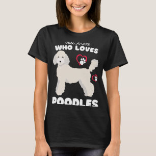 T-shirt Juste Une Fille Qui Aime Les Poodles Petits Poodle