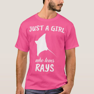 T-shirt Juste Une Fille Qui Aime Les Rayons