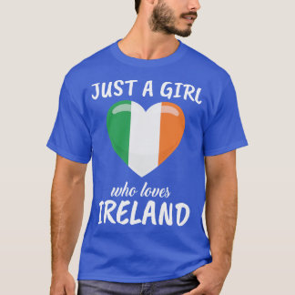 T-shirt Juste une fille qui aime l'Irlande