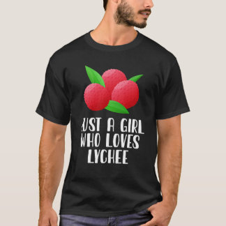 T-shirt Juste une fille qui aime Lychee