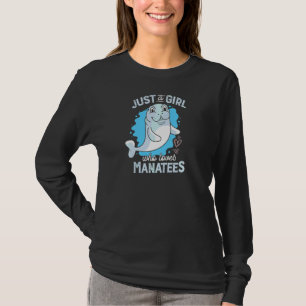 T-shirt Juste Une Fille Qui Aime Manatees Oeuvre Pour Un M